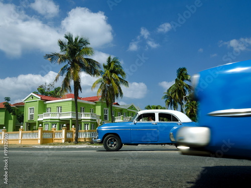 Kuba Oldtimer Auto Car Karibik Classik Mitzieher Cuba Strassenszene © Ingo