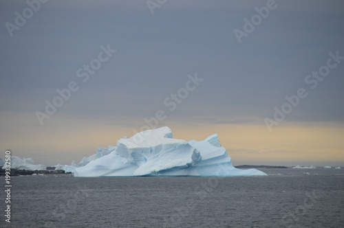 Icebergs at the antarctica