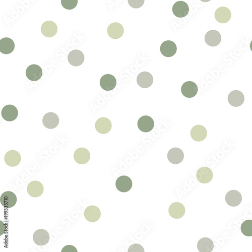 Abstract polka dot vector seamless background