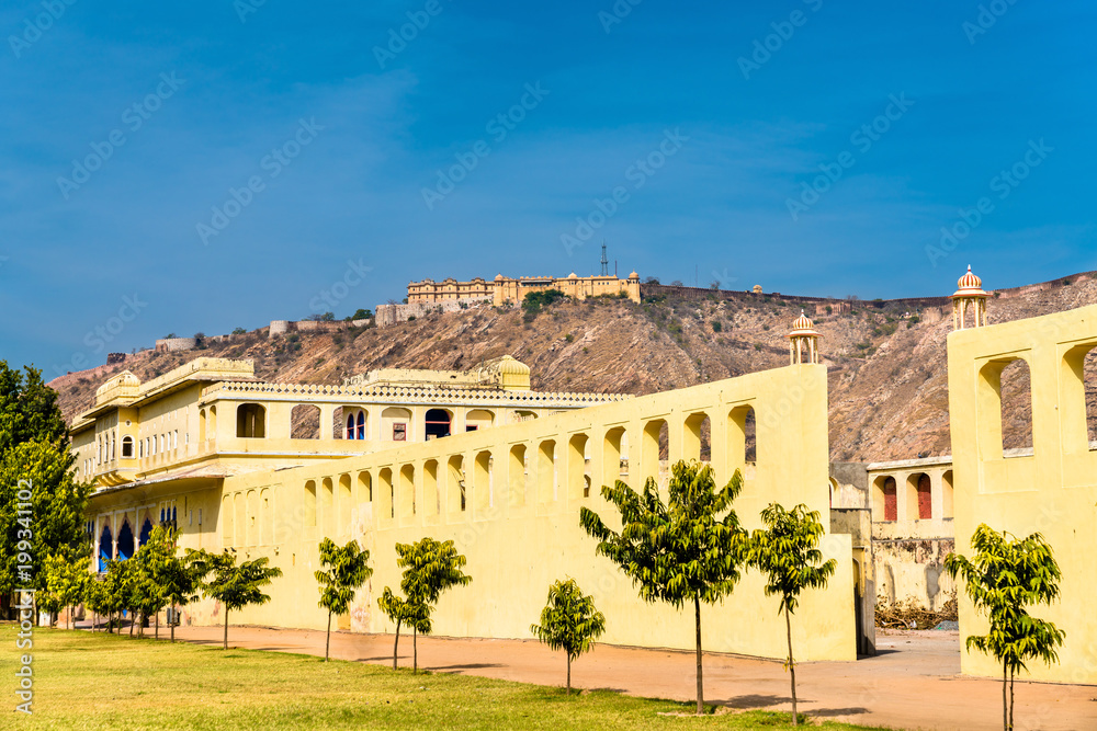 Badal Mahal Palace and Nahargarh Fort in Jaipur, India