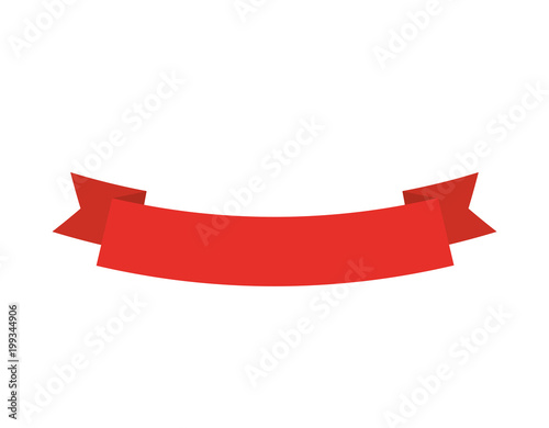 ribbon frame decoration icon vector illustration design