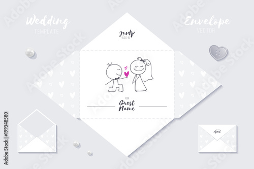 wedding vector template