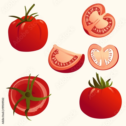  Set of tomatoes