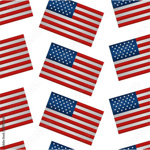 united states of america flag pattern background vector illustration design