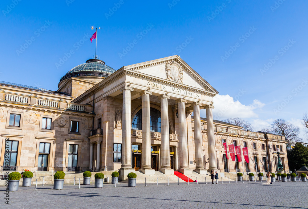 Fototapeta premium Wiesbadener Kurhaus, 29.03.2018.