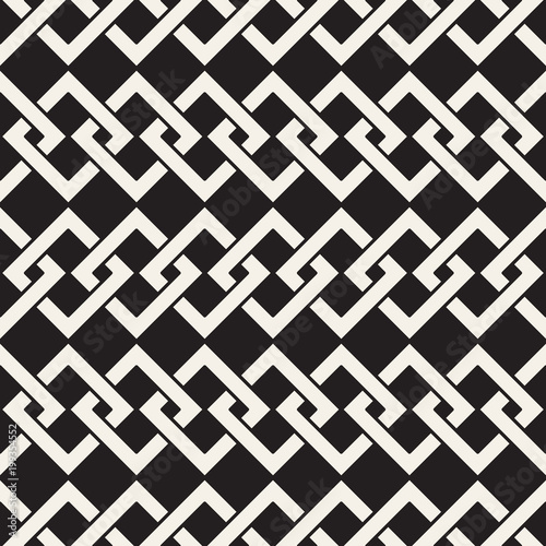 Vector seamless pattern. Modern stylish abstract texture. Repeating geometric tiles..