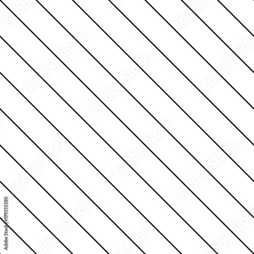 Subtle vector stripes seamless pattern. Thin diagonal lines texture, 45 degrees