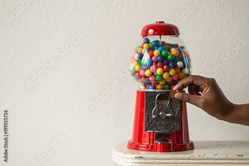 Gumball Machine in Antique Store