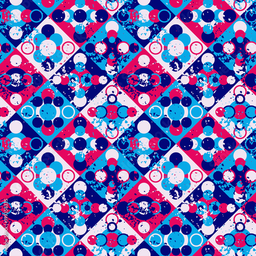 Fabric pattern tribal ornament retro style texture 3