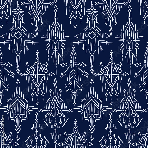 Tribal elements pattern doodle sketch ethnic symbols tattoo 2