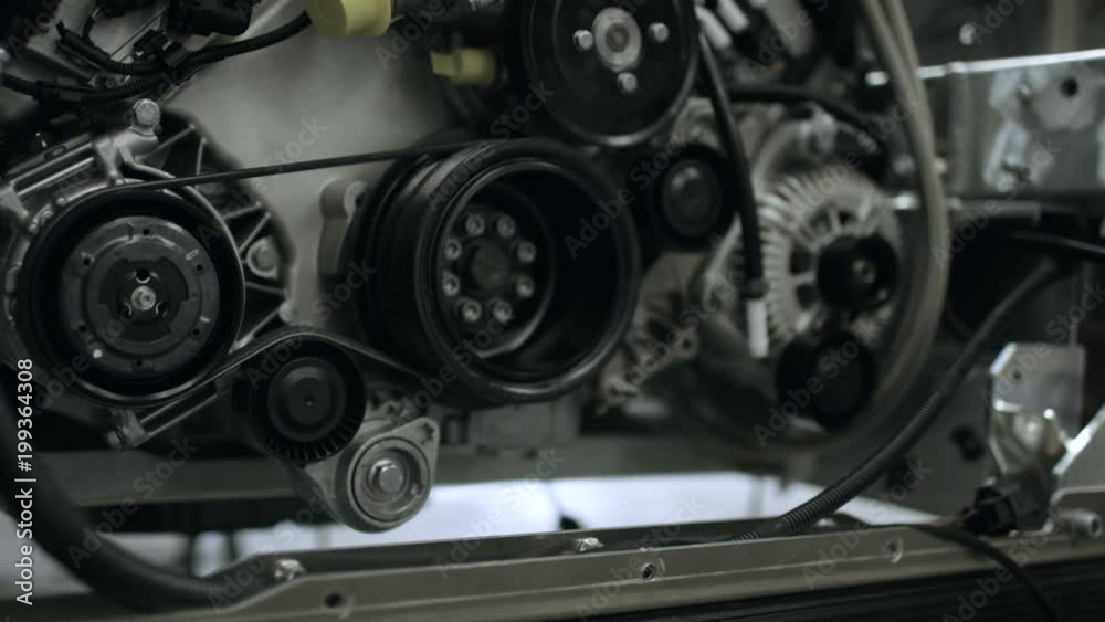 Sports car manufacturing quality control inspection room