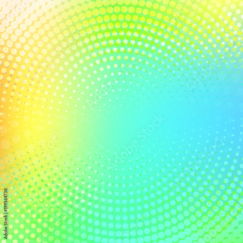 Abstract halftone dotted light multicolor color texture. Vector background. Modern backdrop for posters, sites, business cards, postcards, interior and cover design.