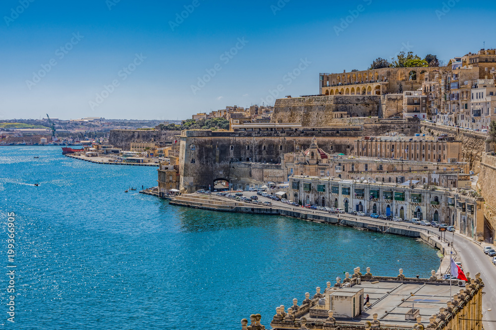 Vista panoramica della città di La Valletta, capitale di Malta