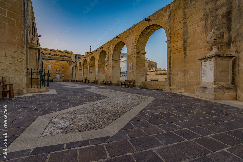 Giardini Barrakka, città di La Valletta MT
