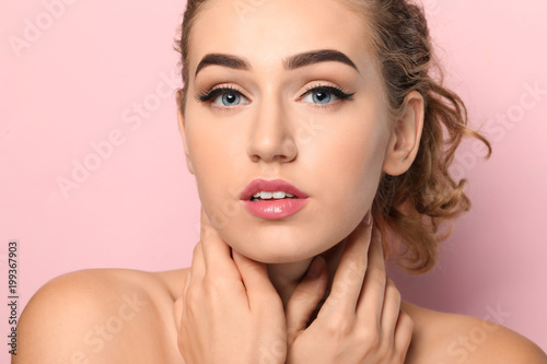 Young woman with beautiful ...