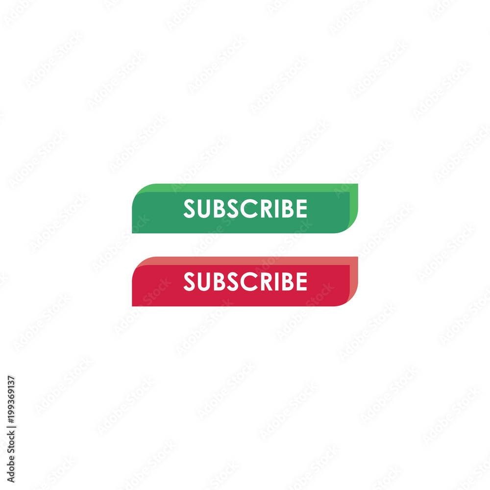 Subscribe Label Vector Template Design Illustration Subscribe Label Vector Template Design Illustration