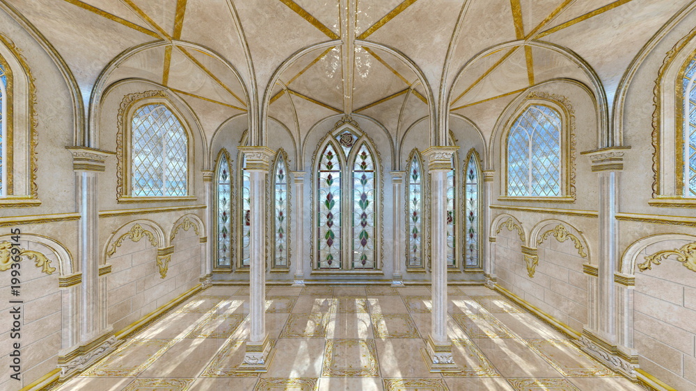 宮殿の廊下