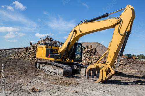 excavator side view