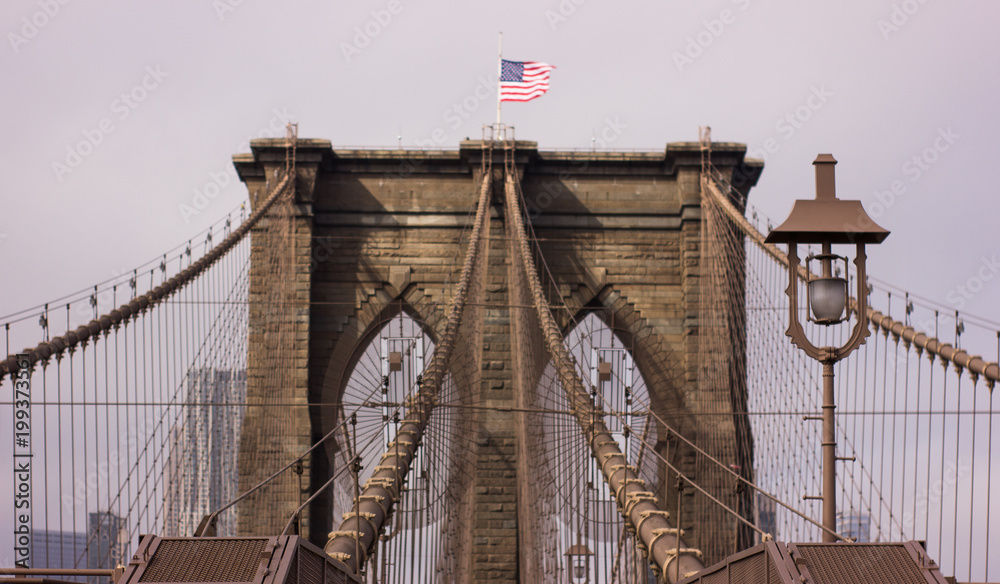 Obraz premium Most Brookliński