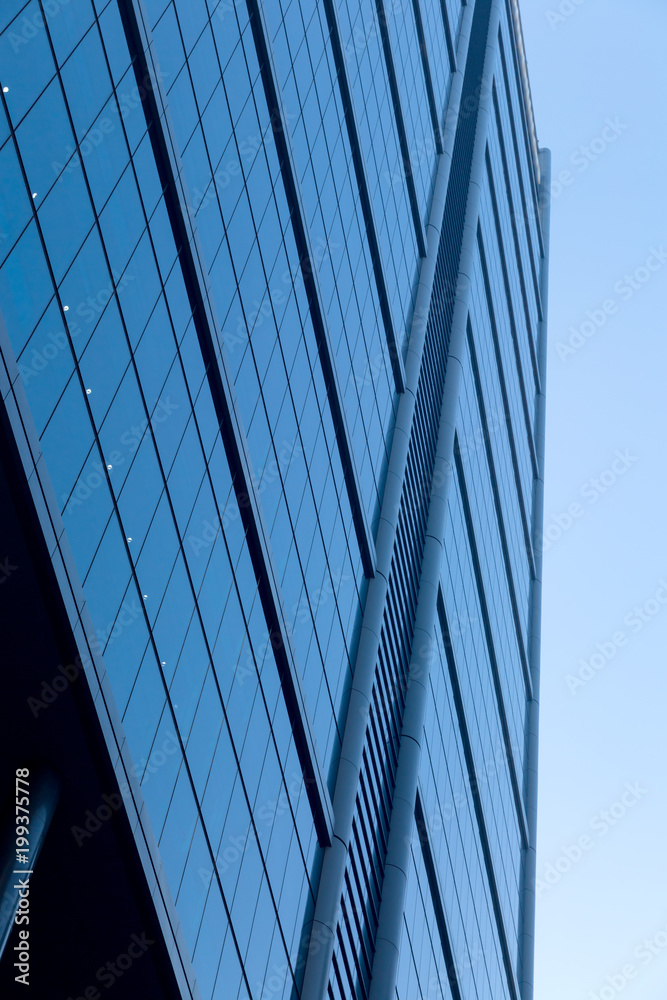 Skyscraper bottom view Skyscraper bottom view