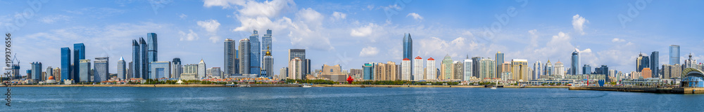 Skyline of urban architectural landscape in Qingdao Skyline of urban architectural landscape in Qingdao