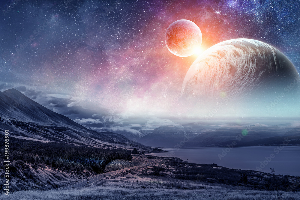 Space planets and nature Space planets and nature