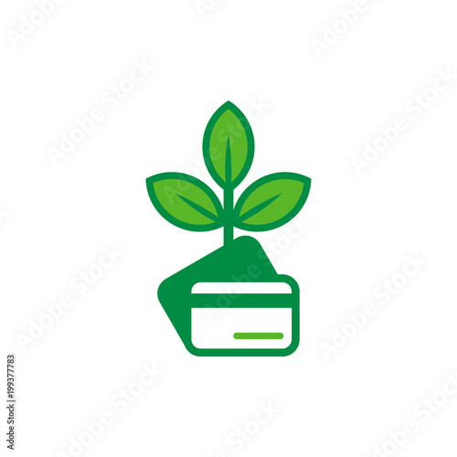 Payment Nature Logo Icon Design © putracetol