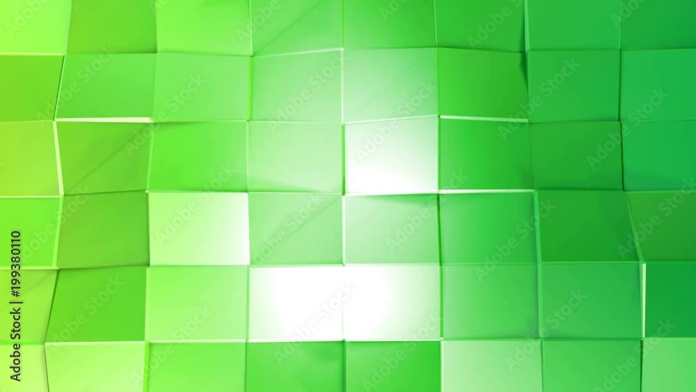 Abstract low poly style looped background. 3d seamless animation in 4k. Modern gradient colors. Green surface shimmers and shines 12 Abstract low poly style looped background. 3d seamless animation in 4k. Modern gradient colors. Green surface shimmers and shines 12
