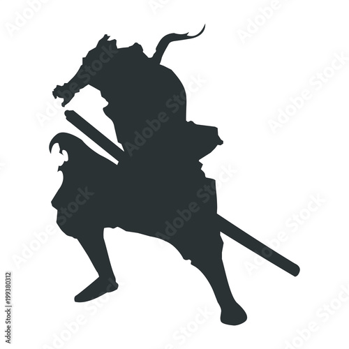 samurai silhouette warrior sword ninja japanese katana