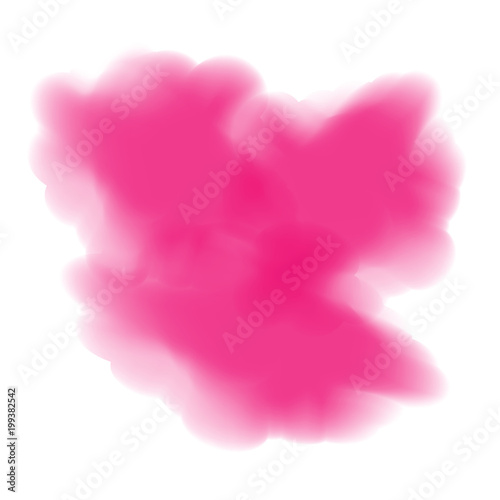 Smoke or watercolor vector illustration with transparency.