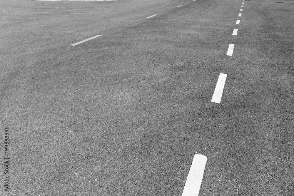 Asphalt road with marking lines white stripes texture Background. Asphalt road with marking lines white stripes texture Background.