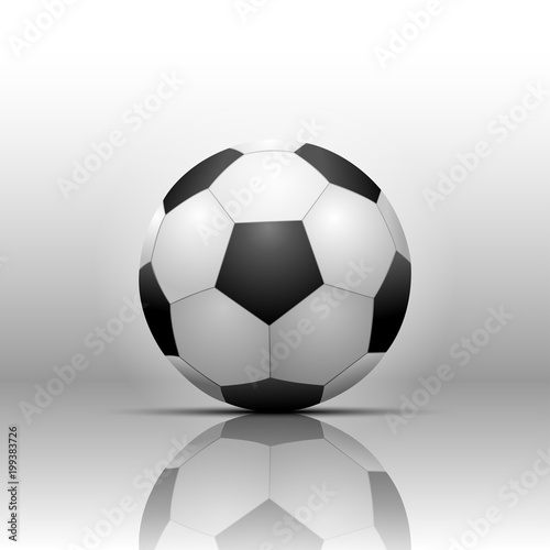 Soccer Football Isolate on White Background