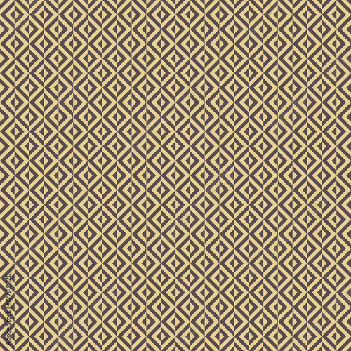 Seamless background for your designs. Modern vector brown and golden ornament. Geometric abstract pattern