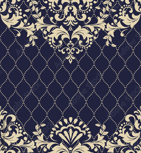 Abstract floral pattern. Vector seamless background. Perfect for invitations or announcements.