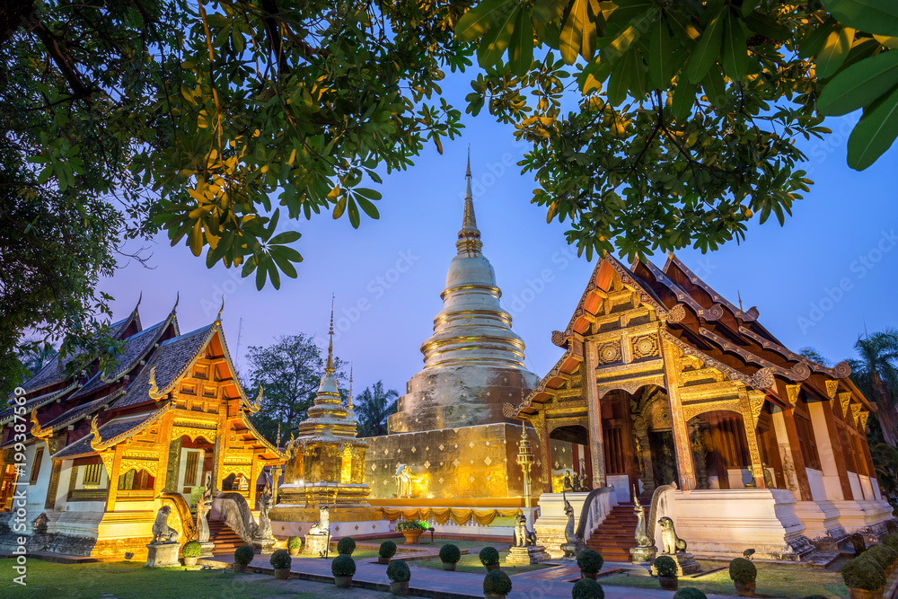 Wat Phra Singh is a Buddhist temple in Chiang Mai, Northern Thailand.