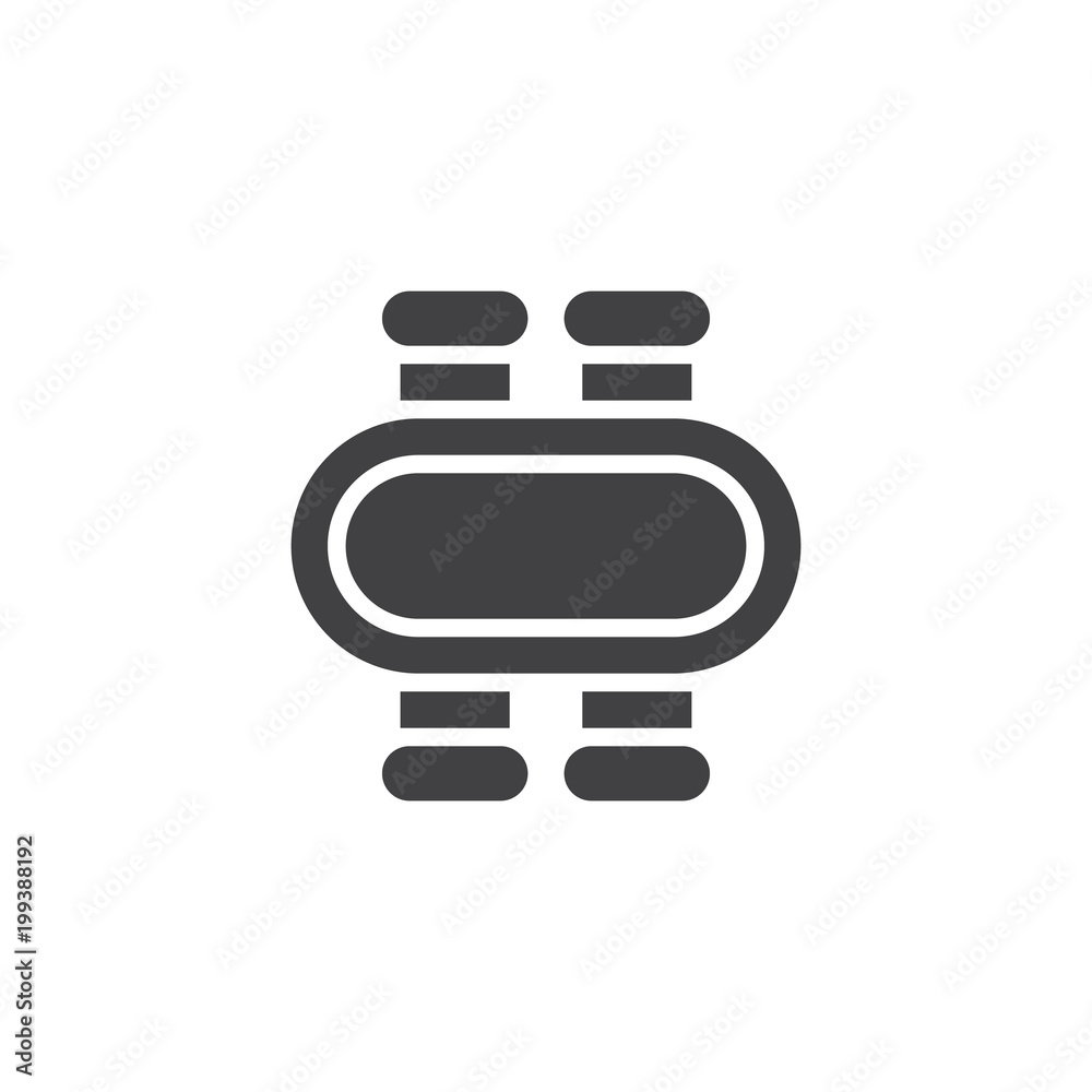 Dining table and four chairs top view vector icon. filled flat sign for mobile concept and web design. simple solid icon. Symbol, logo illustration. Pixel perfect vector graphics Dining table and four chairs top view vector icon. filled flat sign for mobile concept and web design. simple solid icon. Symbol, logo illustration. Pixel perfect vector graphics