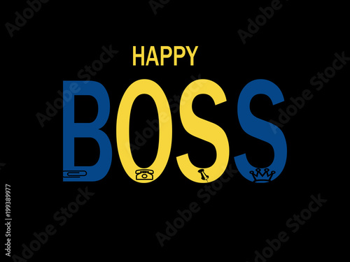 Happy boss