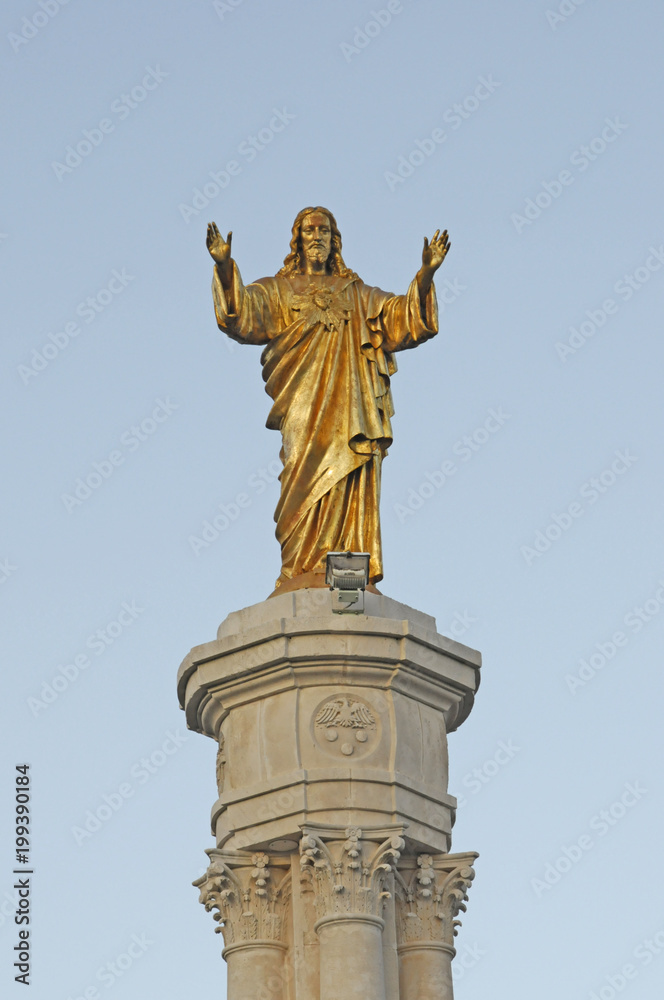 Christusstatue, Fatima, Wallfahrtsort, Zentralportugal, Portugal, Europa