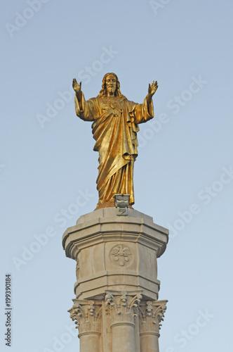Christusstatue, Fatima, Wallfahrtsort, Zentralportugal, Portugal, Europa