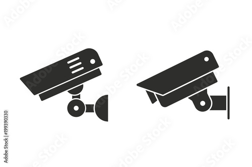 Security camera vector icon.