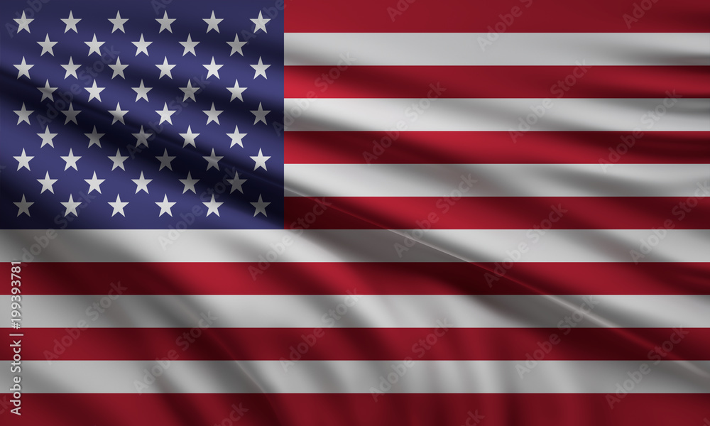 Fototapeta premium flag of the United States of America