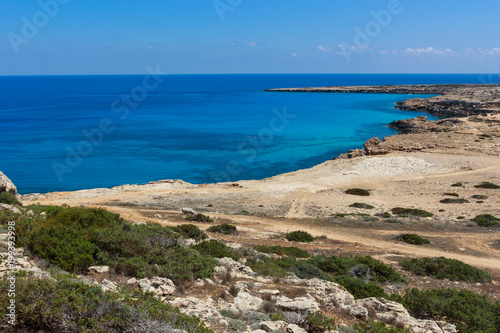Summer sea landscape at Cyprus