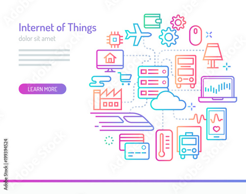Internet of Things Conceptual Illustration