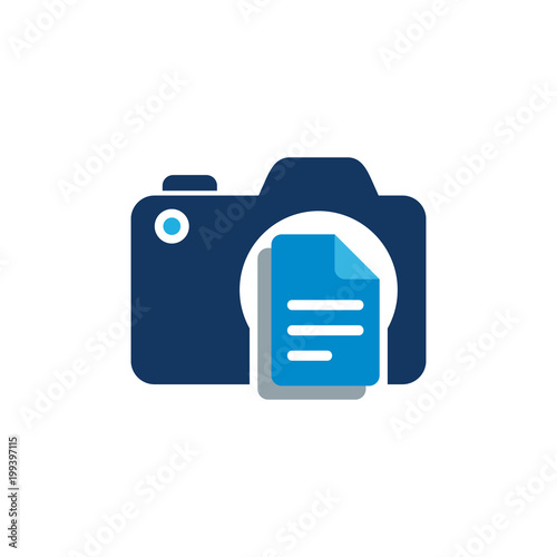 Document Camera Logo Icon Design