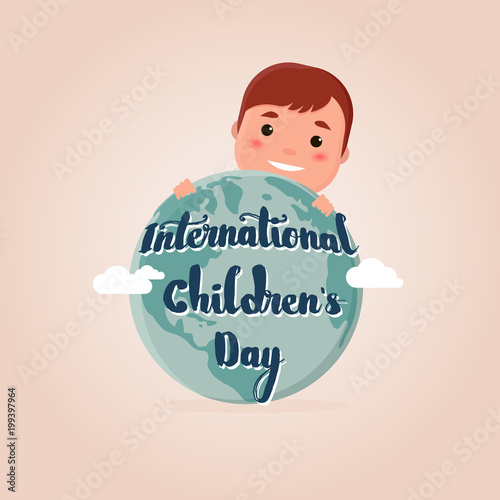 Illustration for international children s day.