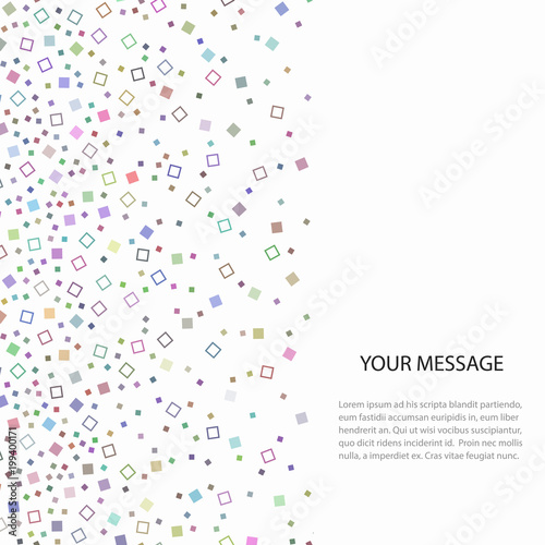 Abstract geometric background design. Minimalist style