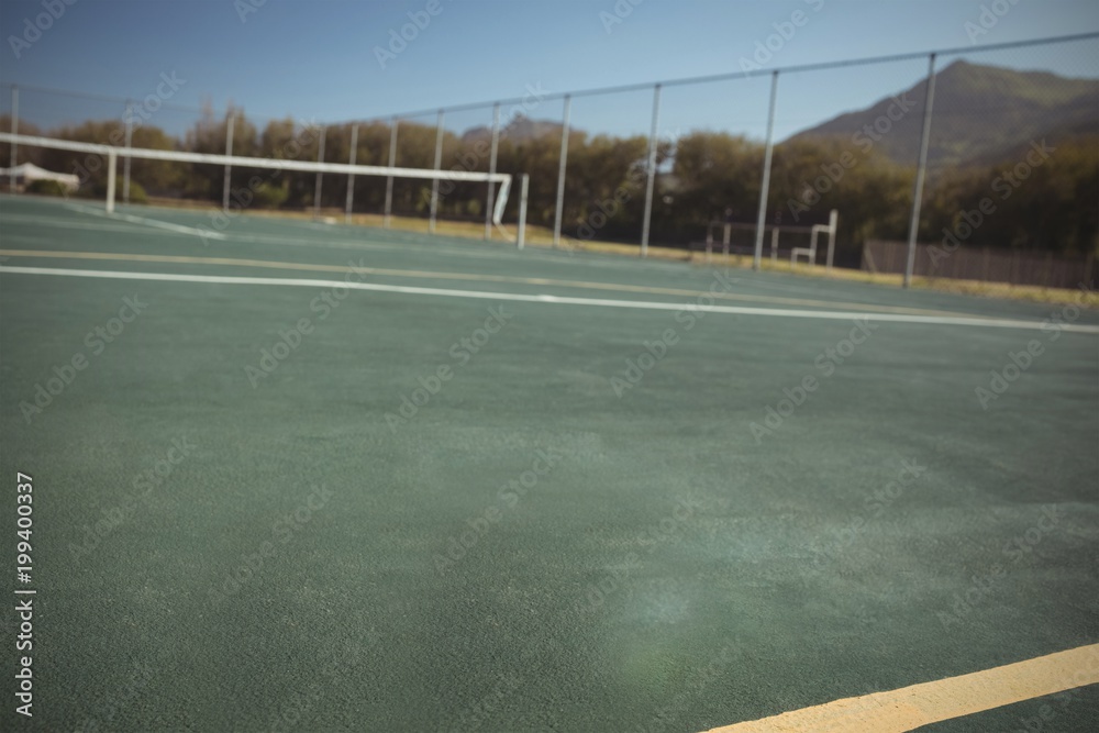 Fototapeta premium Composite image of tennis court