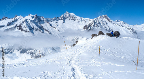Aletscharena mit Aletschlgletscher, Eggishorn © Comofoto