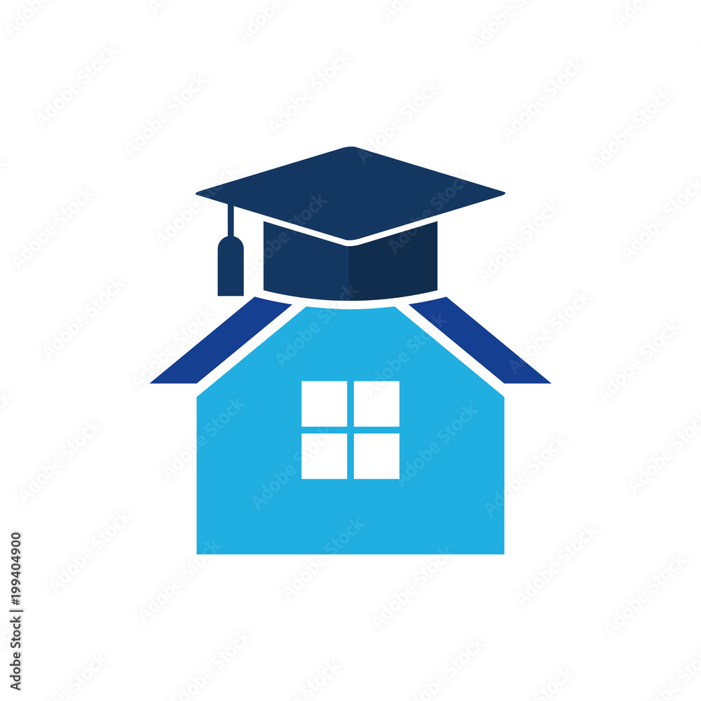Education House Logo Icon Design Education House Logo Icon Design