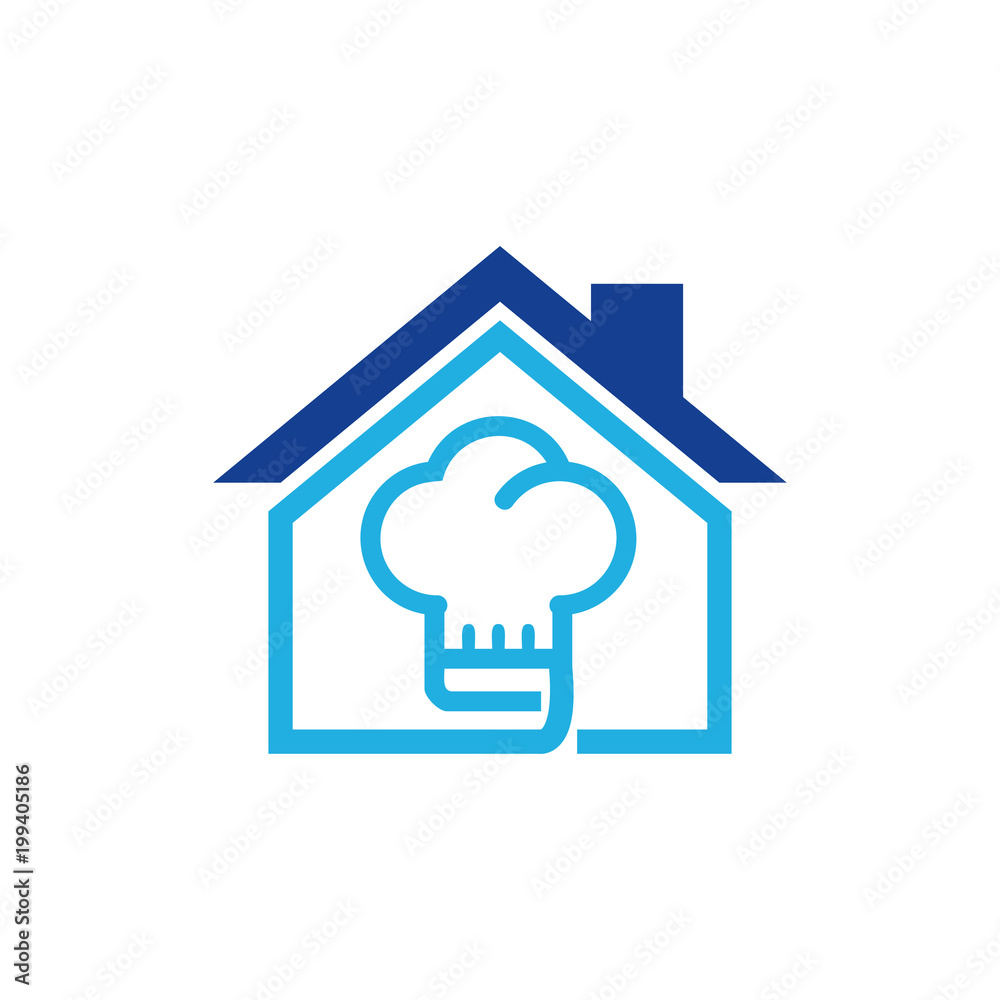 Chef House Logo Icon Design Chef House Logo Icon Design
